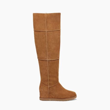 UGG Classic Femme OTK Brown Boots for Women (EKAY85416)